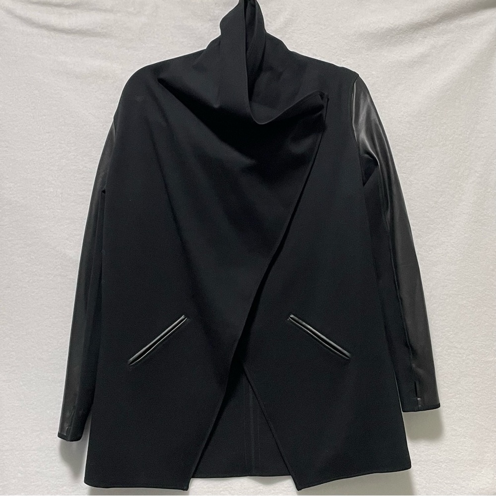SPANX Faux Leather Convertible Jacket - Picture 2 of 12